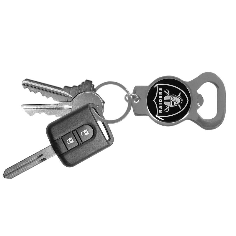 Siskiyou NFL Siskiyou Sports Fan Shop Las Vegas Raiders Bottle Opener Key Chain One Size Team Color - Image 4